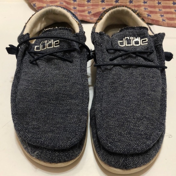 HEY DUDE UNISEX WALLY FUNK INDIGO BLUE - Picture 2 of 7